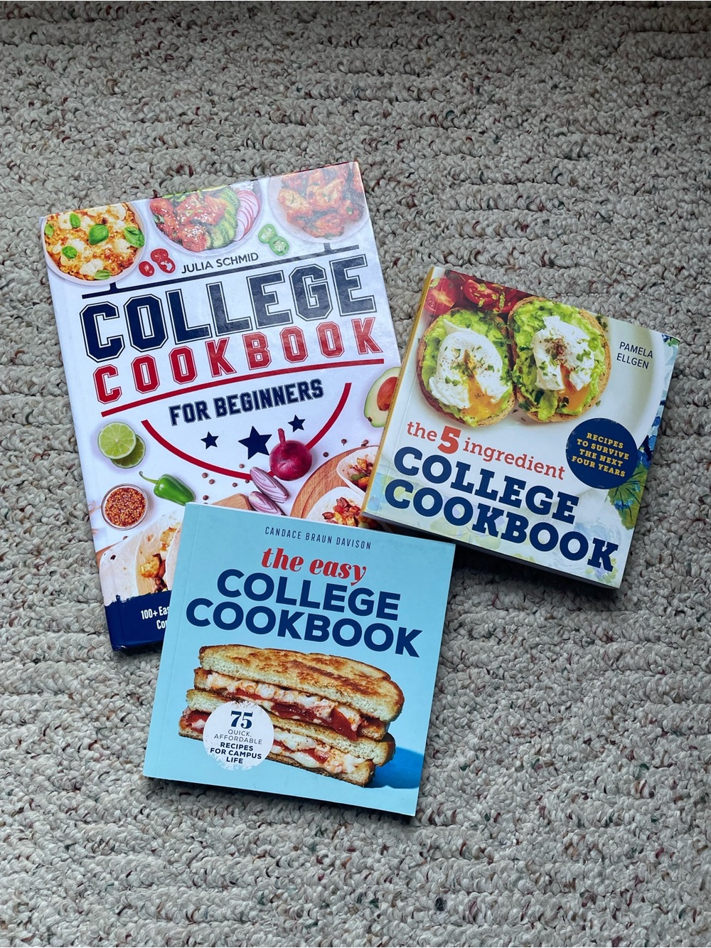 College Cookbooks for Beginners - Set of 3